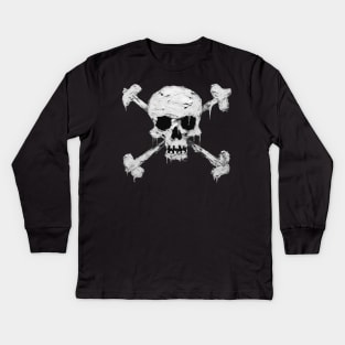 Rough skull Kids Long Sleeve T-Shirt